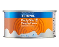 Akripol Putty Star Polyester Macun 1.8Kg