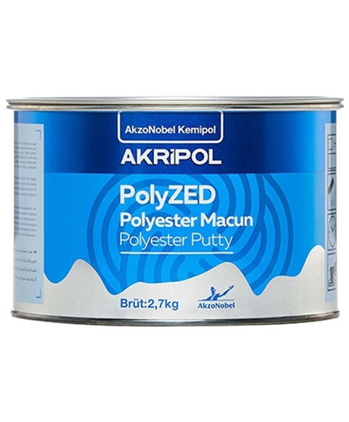 Akripol Polyzed Polyester Macun 2.7Kg