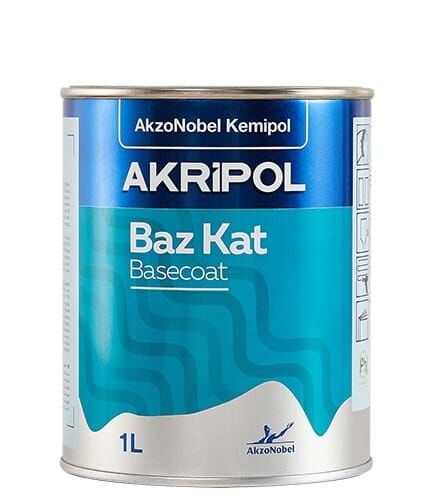 Akripol Bazkat Akrilik Oto Boyası Fiat Fİ 109 Kadife Kırmızı 1 Litre